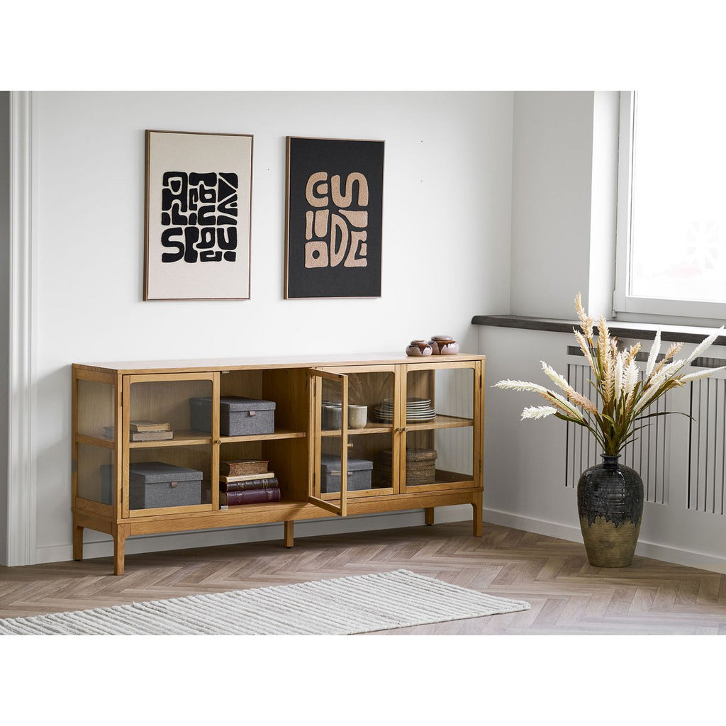 Tine Tufted Wanddekoration, schwarz/braun, 50x70 cm