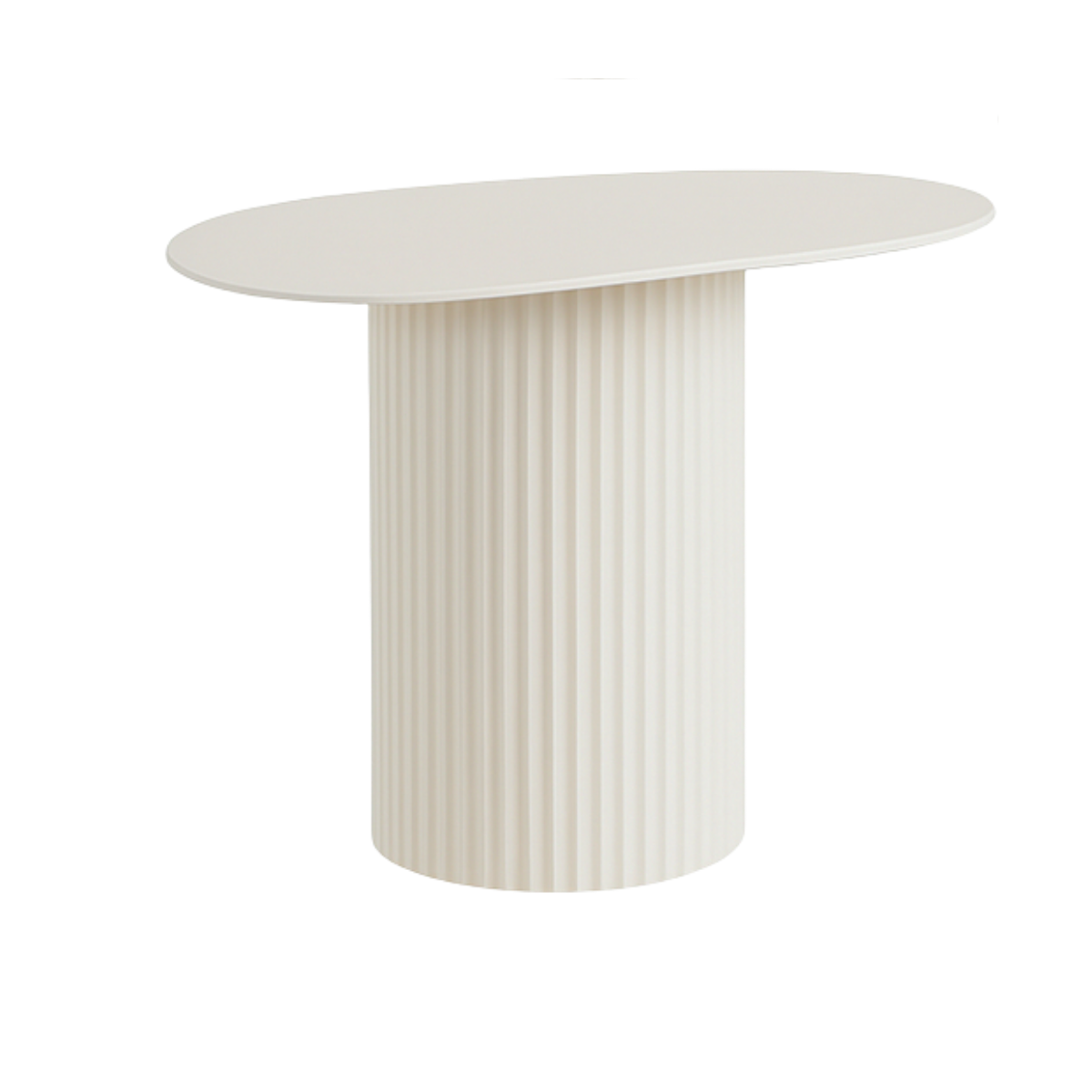 Mica Decorations Lux Beistelltisch Off-White – Detailansicht Tischplatte