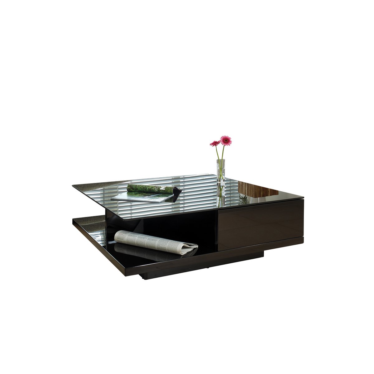 Couchtisch 100x100x36 cm schwarz