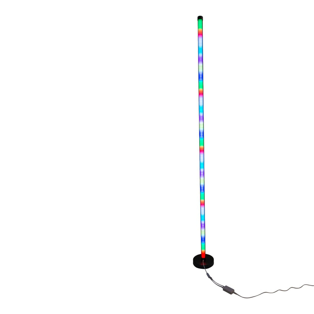 LED-Digital-Dekostehleuchte "MOTION LIGHT" 150 cm hoch, aus Metall und Kunststoff, bunt, LED Platine, Beleuchtung für Wohnzimmer, Esszimmer oder Büro