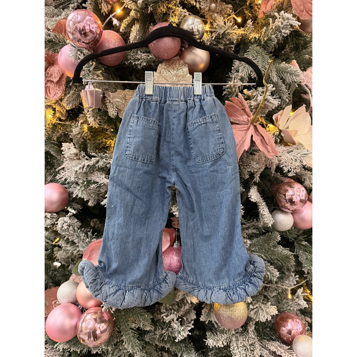 Emmy Denim-Set – Oberteil und Hose