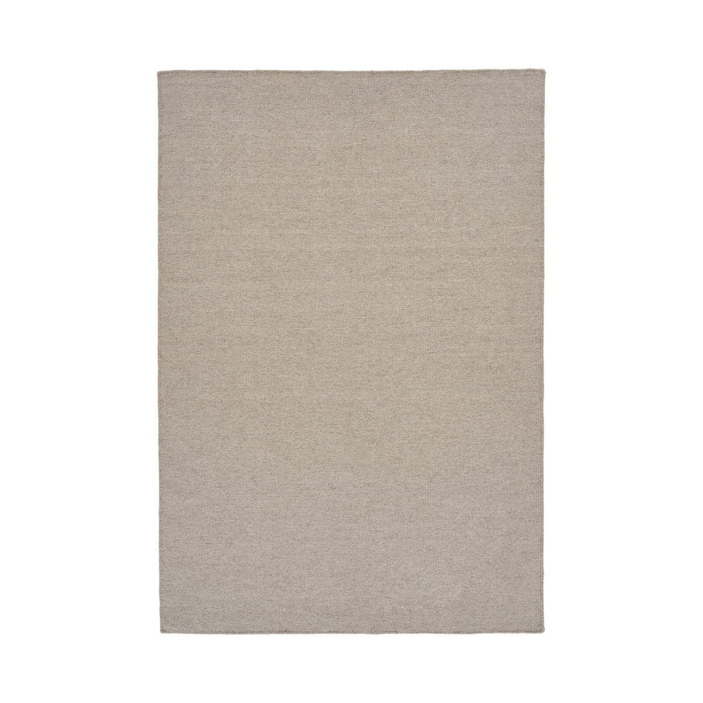 Blauer Teppich, handgewebt, dunkler Sand, 160x230 cm