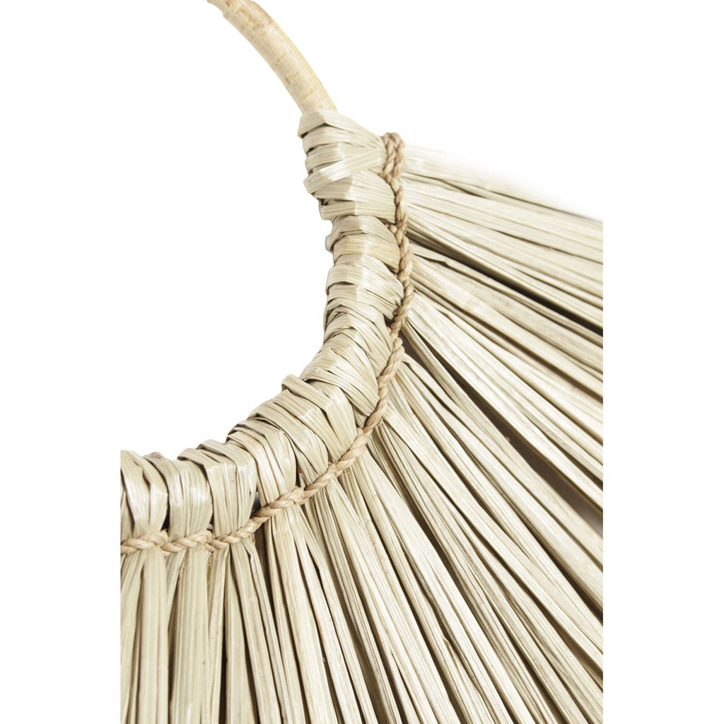 J28 Wanddekoration aus Rattan