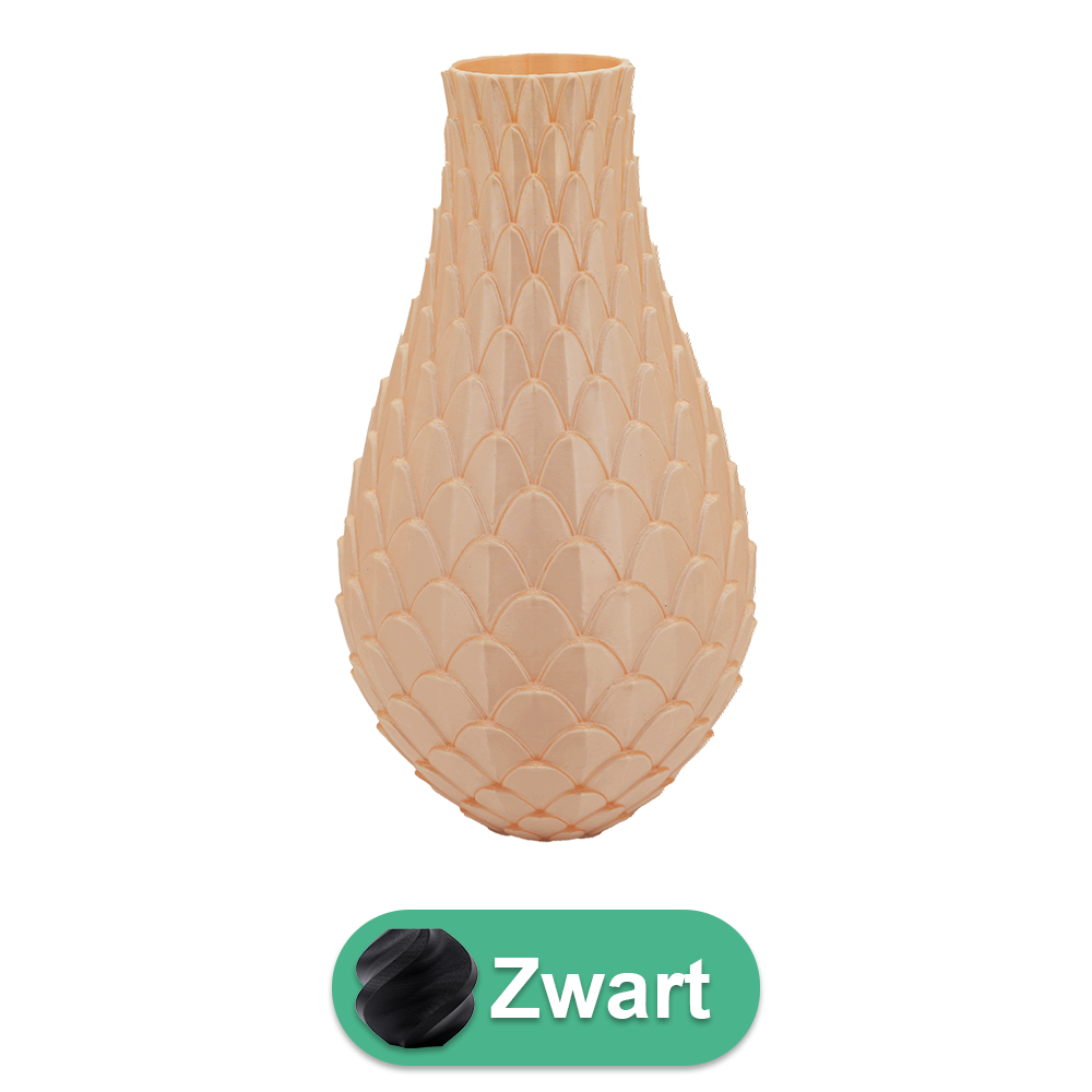 Sirena 3D-Vase – 3D-gedruckte Vase – nachhaltiges PLA – geeignet für künstliche Blumen