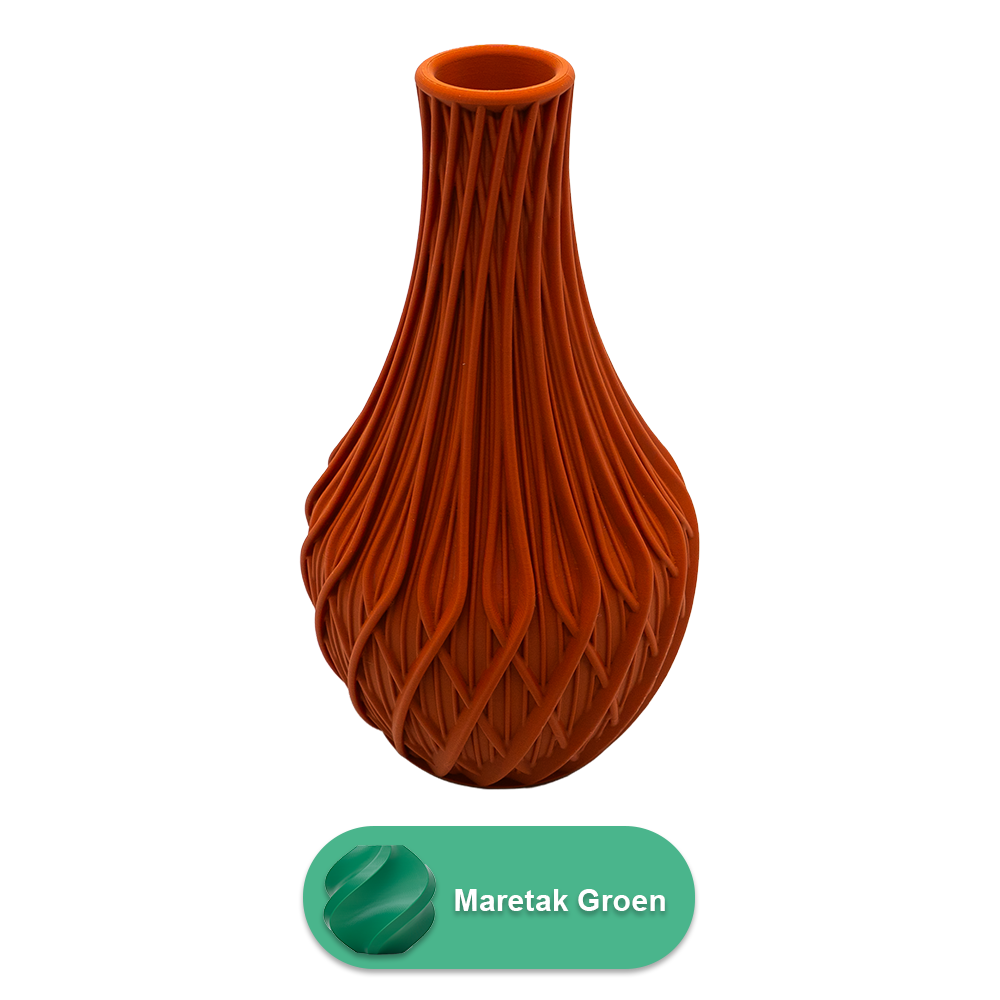 Miroa 3D-Vase – 3D-gedruckte Vase – nachhaltiges PLA – geeignet für künstliche Blumen
