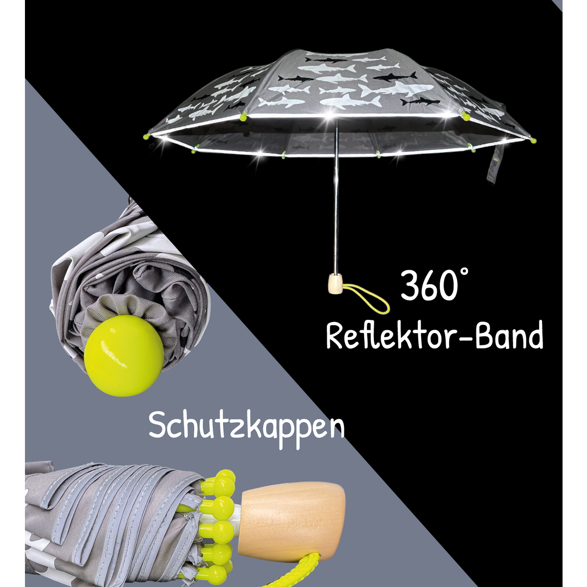 Magic Regenschirm Hai