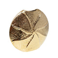 Goldene Spiralvase groß Keramik – Designer Vase 28,5cm Aulica