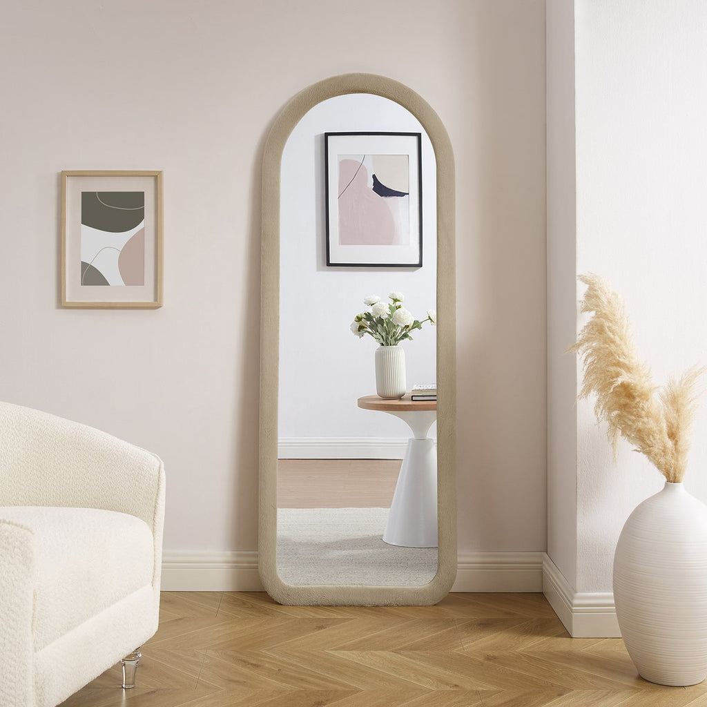 Spiegel Kunstfell Champagner 60x160 cm
