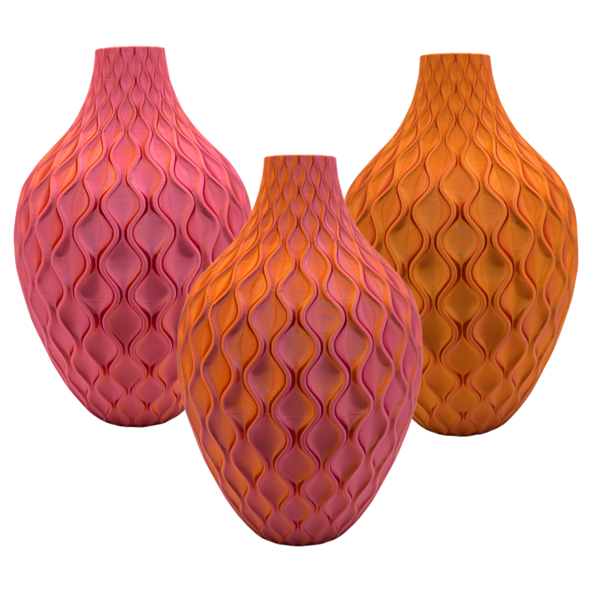 Ophira 3D-Vase – 3D-gedruckte Vase – nachhaltiges PLA – geeignet für künstliche Blumen