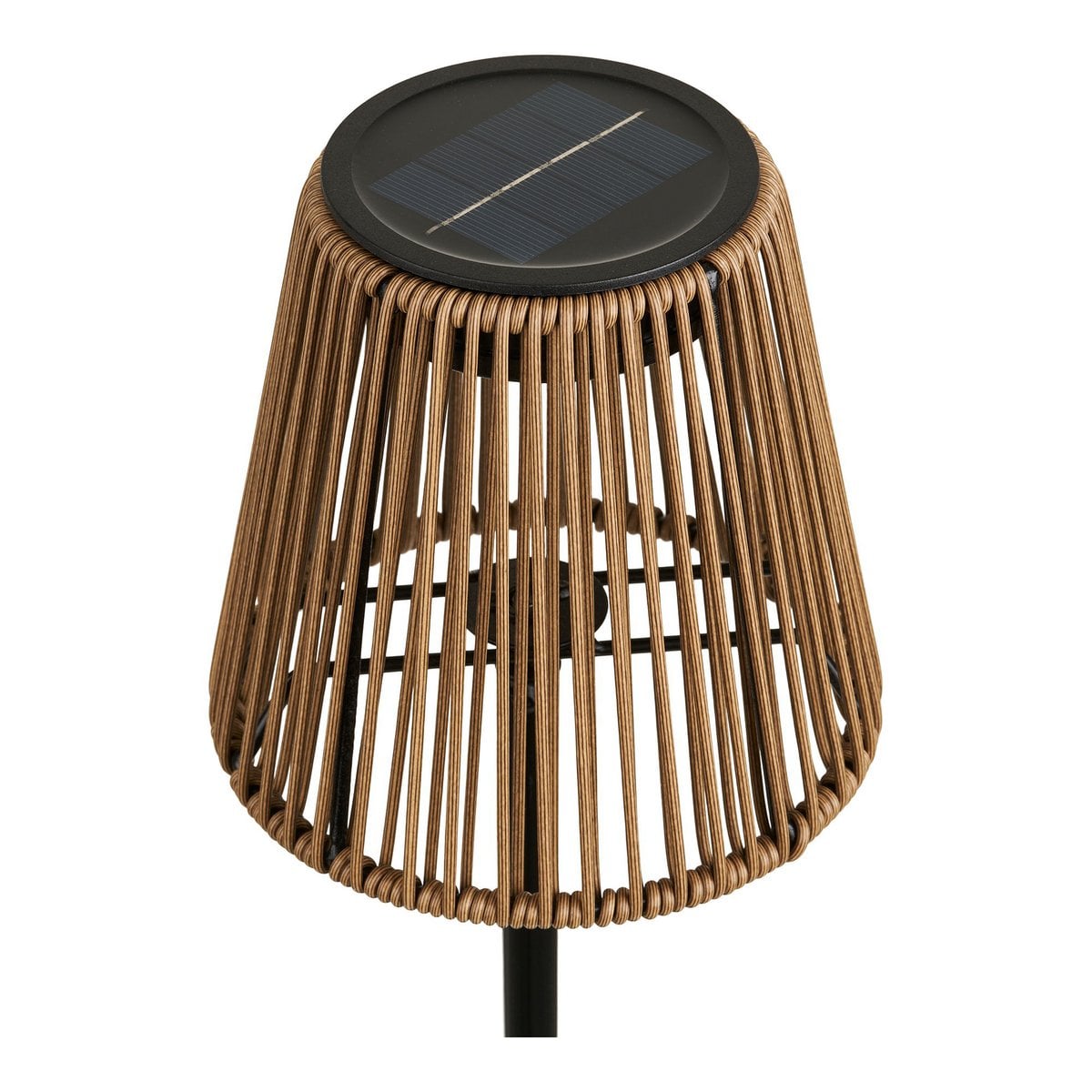 Salford Solarlampe Detailansicht integriertes Solarpanel