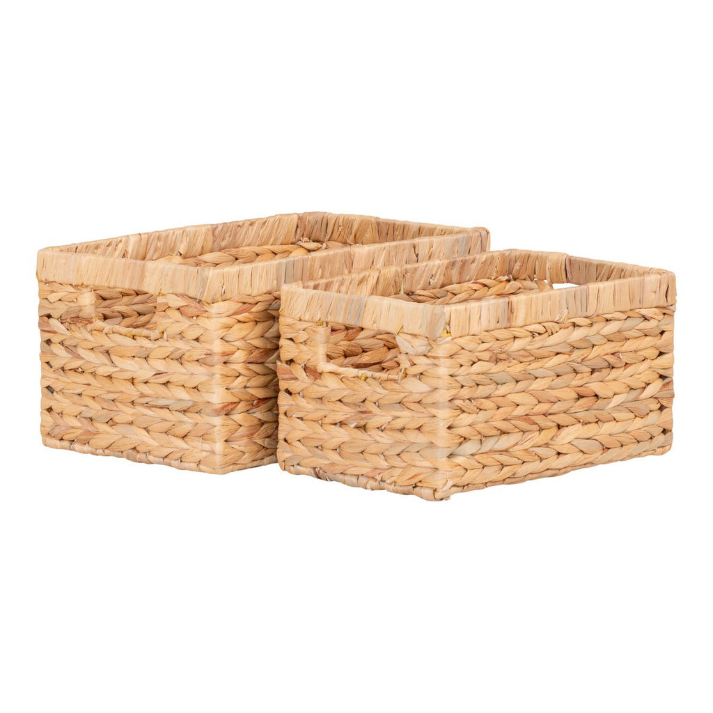 Passo-Körbe – Natur, Wasserhyazinthe, 2er-Set