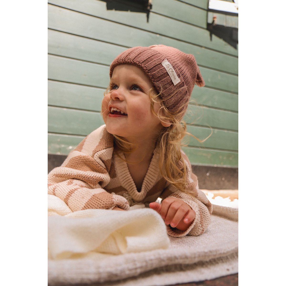 Kinder Zebra-Pullover Unisex – Darcy | La Olivia Kids