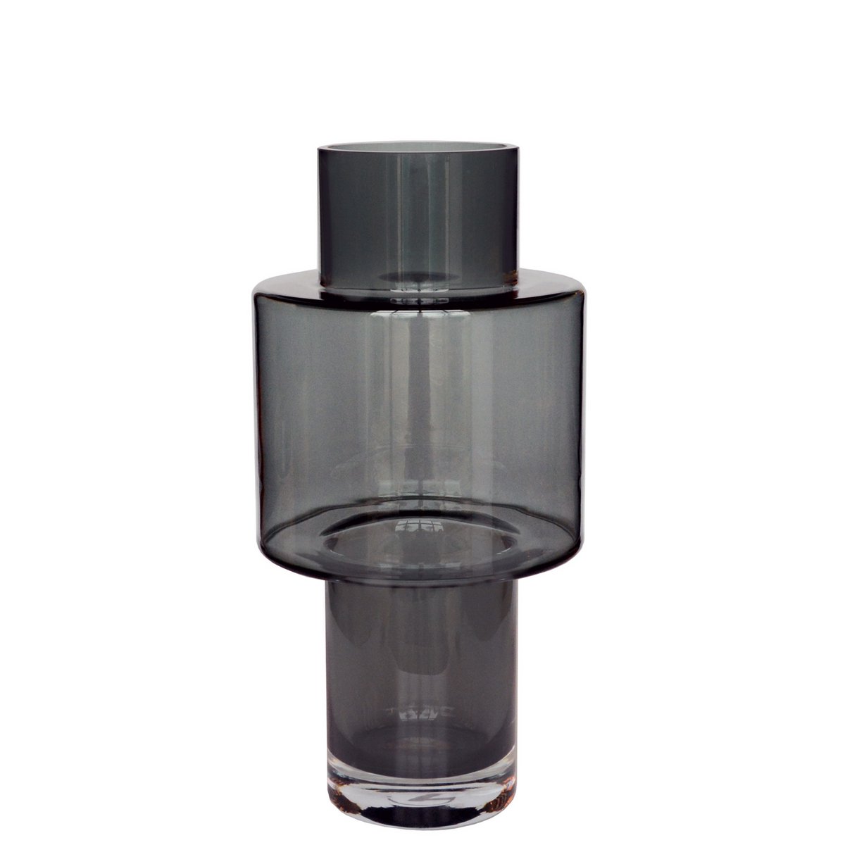 Juba Vase Gray - Moderne Designer-Vase in Grau von 4Decor