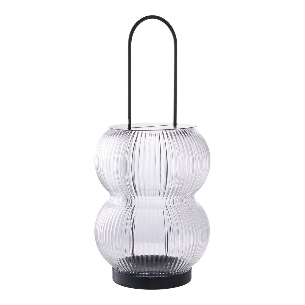 Lucena Lantern - Schwarz, Metall/Glas, 16x16x36 cm