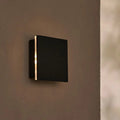 Lane Black kabellose Wandleuchte – wiederaufladbare und dimmbare Lampe aus Naturholz