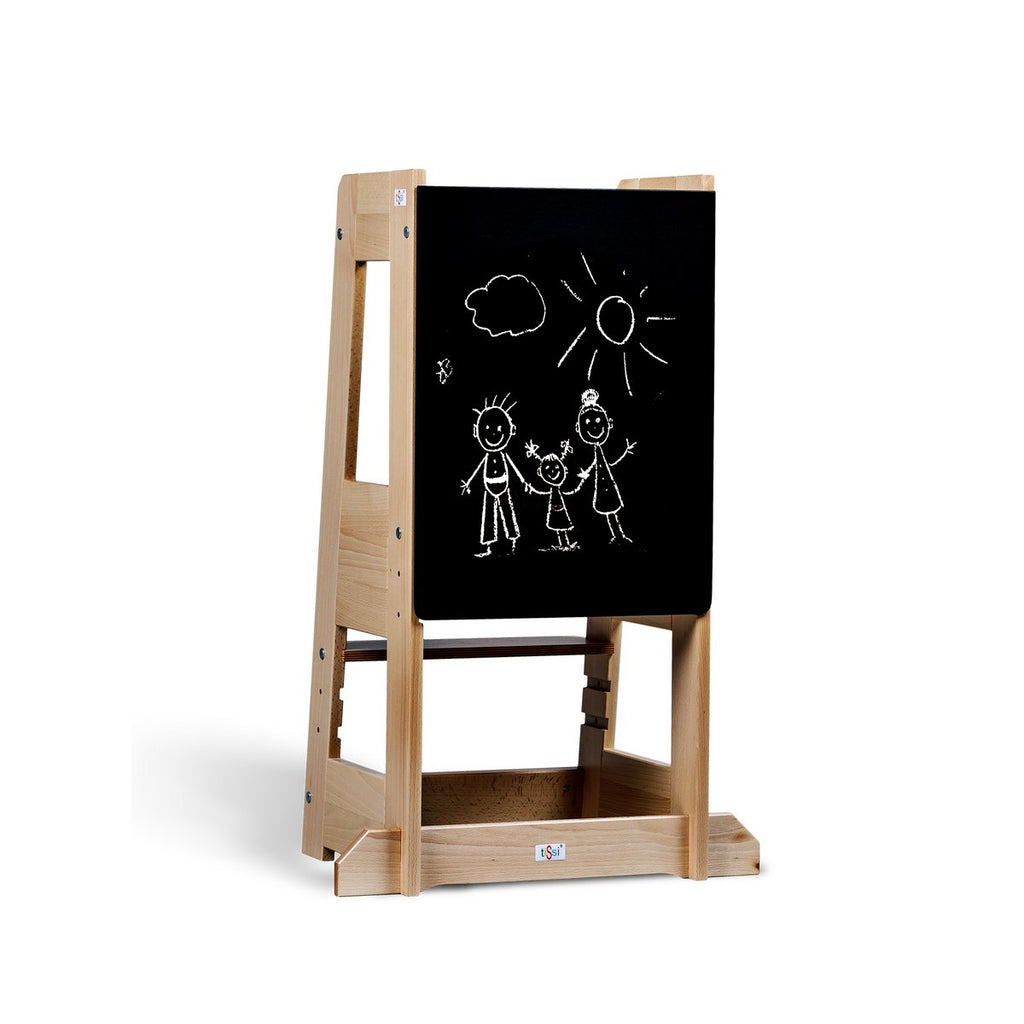 tiSsi® Tafel Buche SCHWARZ für Lernturm / Entdeckerturm Felix