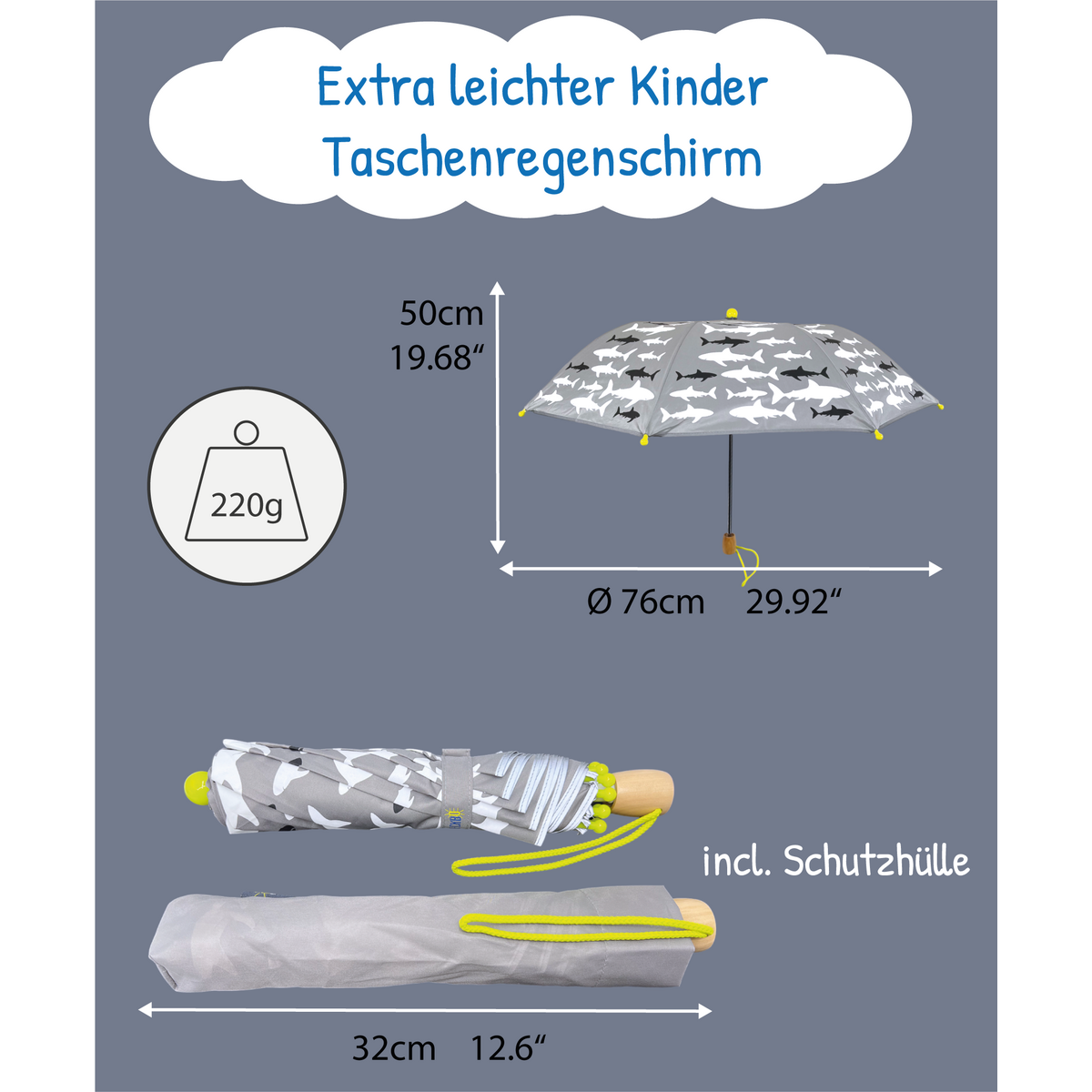Magic Regenschirm Hai