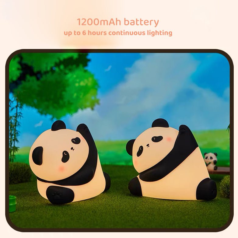 Kung Fu Panda Nachtlicht – Weiche Silikon-LED-Lampe für Kinderzimmer und Nachttisch