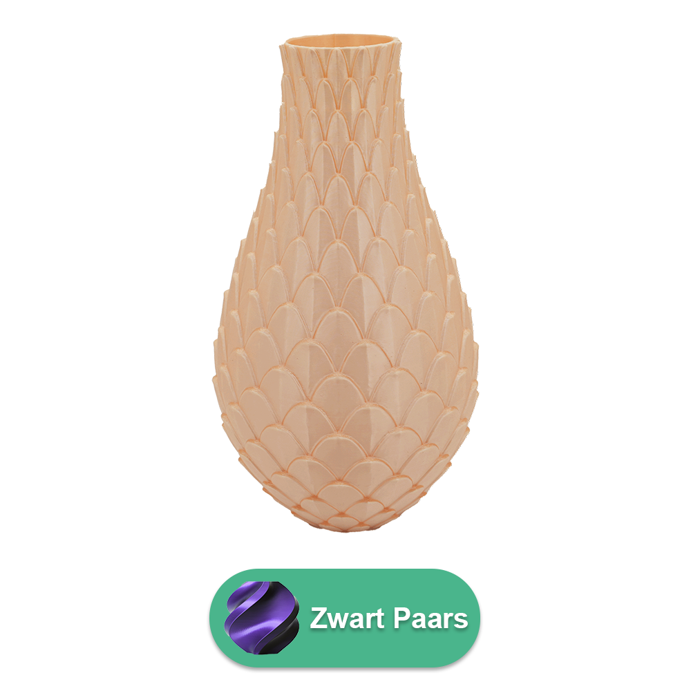 Sirena 3D-Vase – 3D-gedruckte Vase – nachhaltiges PLA – geeignet für künstliche Blumen