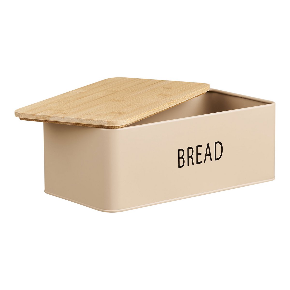 Tula Brotkasten Set Metall Bambus Beige 4-teilig - Hauptansicht
