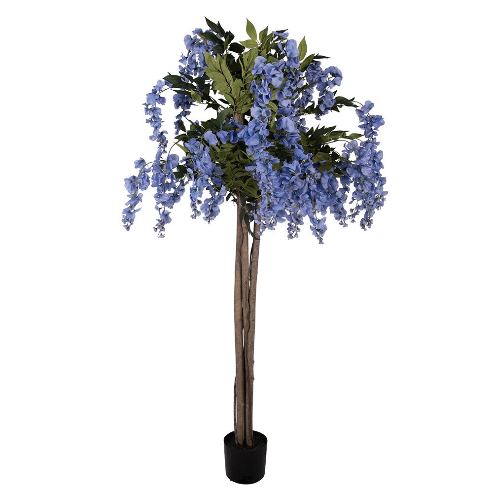 Künstlicher Baum 40x40x170 cm Blauer Kunststoff