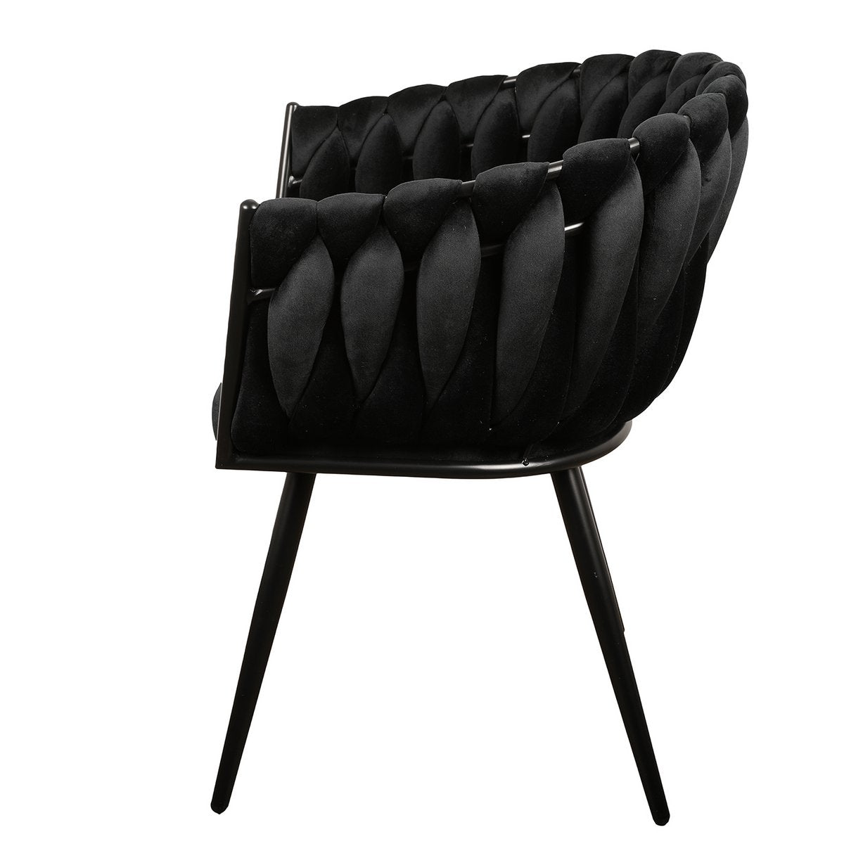 Wave Stuhl schwarz (2er-Set)