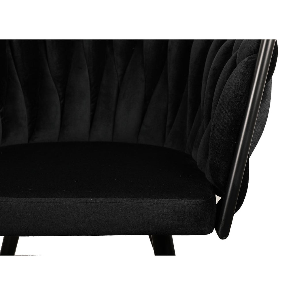 Wave Stuhl schwarz (2er-Set)