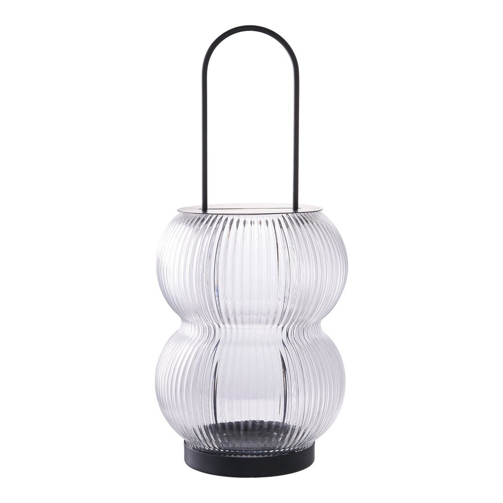 Lucena Lantern - Schwarz, Metall/Glas, 16x16x36 cm