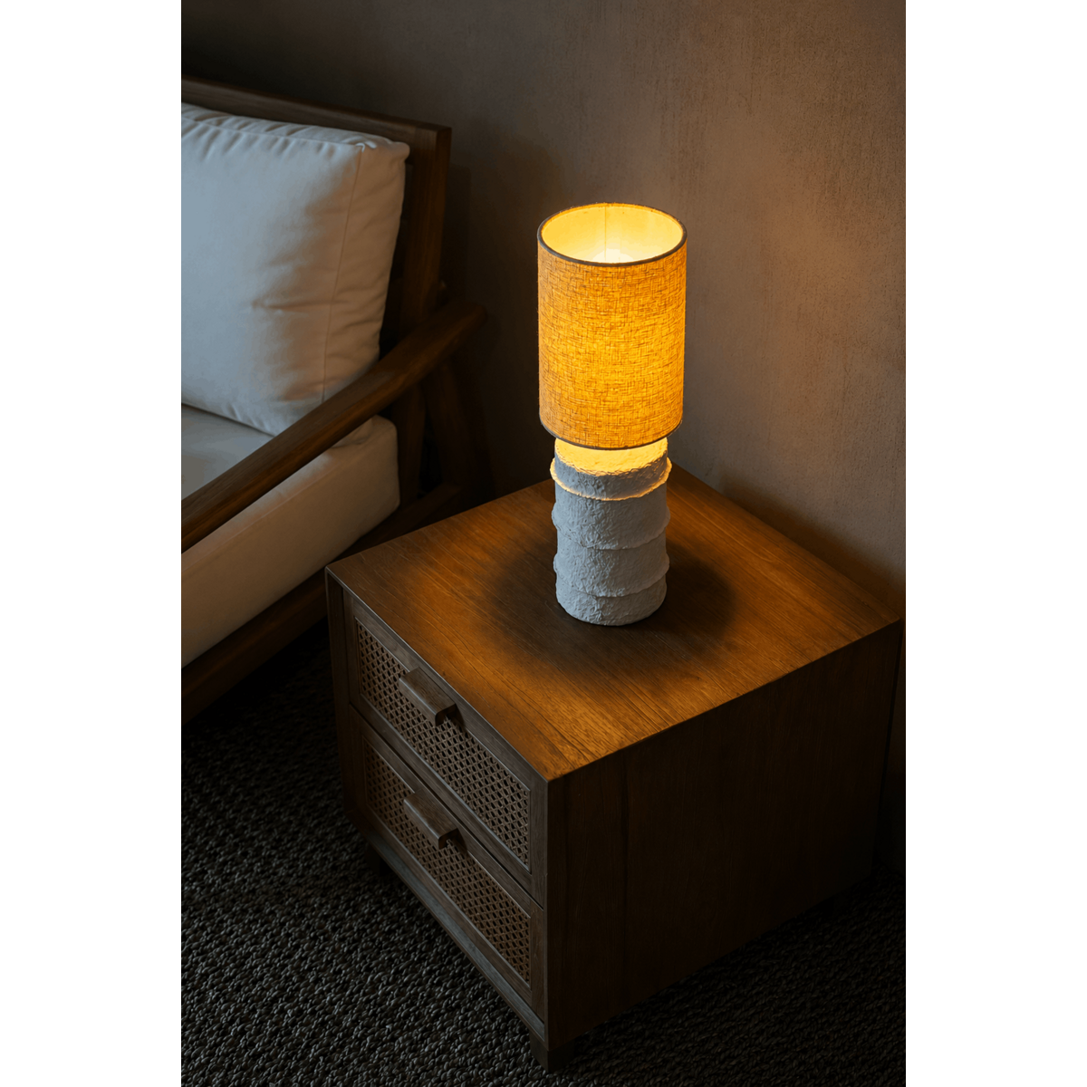 Die Contour Tischlampe - Weiß - S