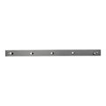 Padova Garderobe – Schwarz, Kiefernholz/Stahl, 70 x 5 x 2 cm
