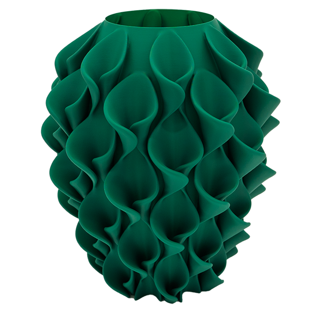 Bluma 3D-Vase – 3D-gedruckte Vase – nachhaltiges PLA – geeignet für künstliche Blumen