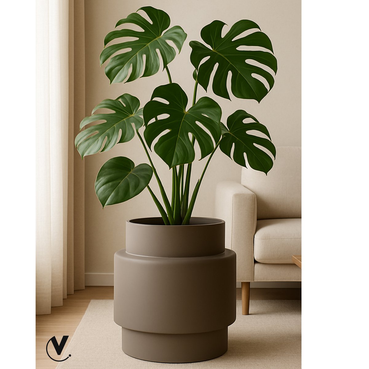 Plantenpot - Billund taupe