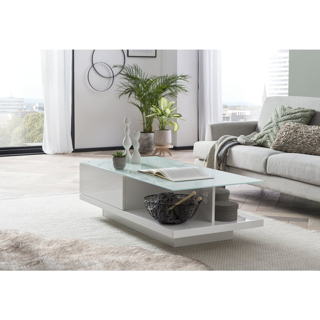Couchtisch 120x60x36 cm weiß