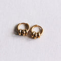 SS300 - Kreol aus Edelstahl mit 3 Ringen - Gold