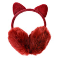 Ohrenschützer Mädchen Rot Polyester Ohrenschützer Kinder
