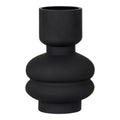 Vase - Schwarz, Glas, Ø15x22cm