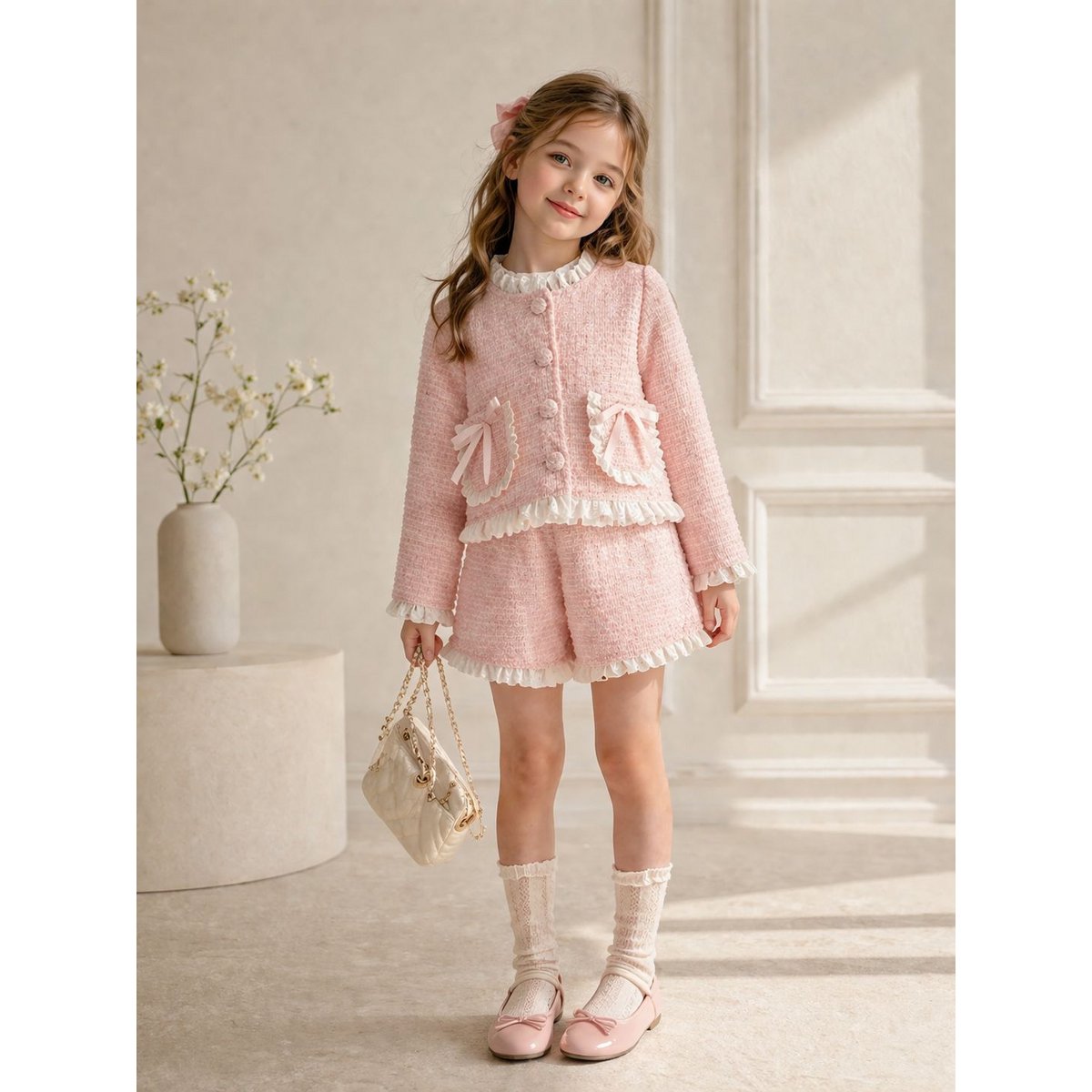 Jenny Tweed-Set – Jacke und Shorts