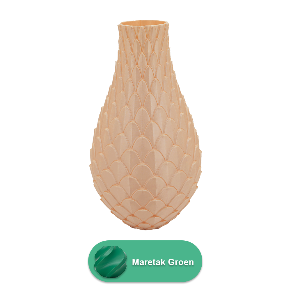 Sirena 3D-Vase – 3D-gedruckte Vase – nachhaltiges PLA – geeignet für künstliche Blumen