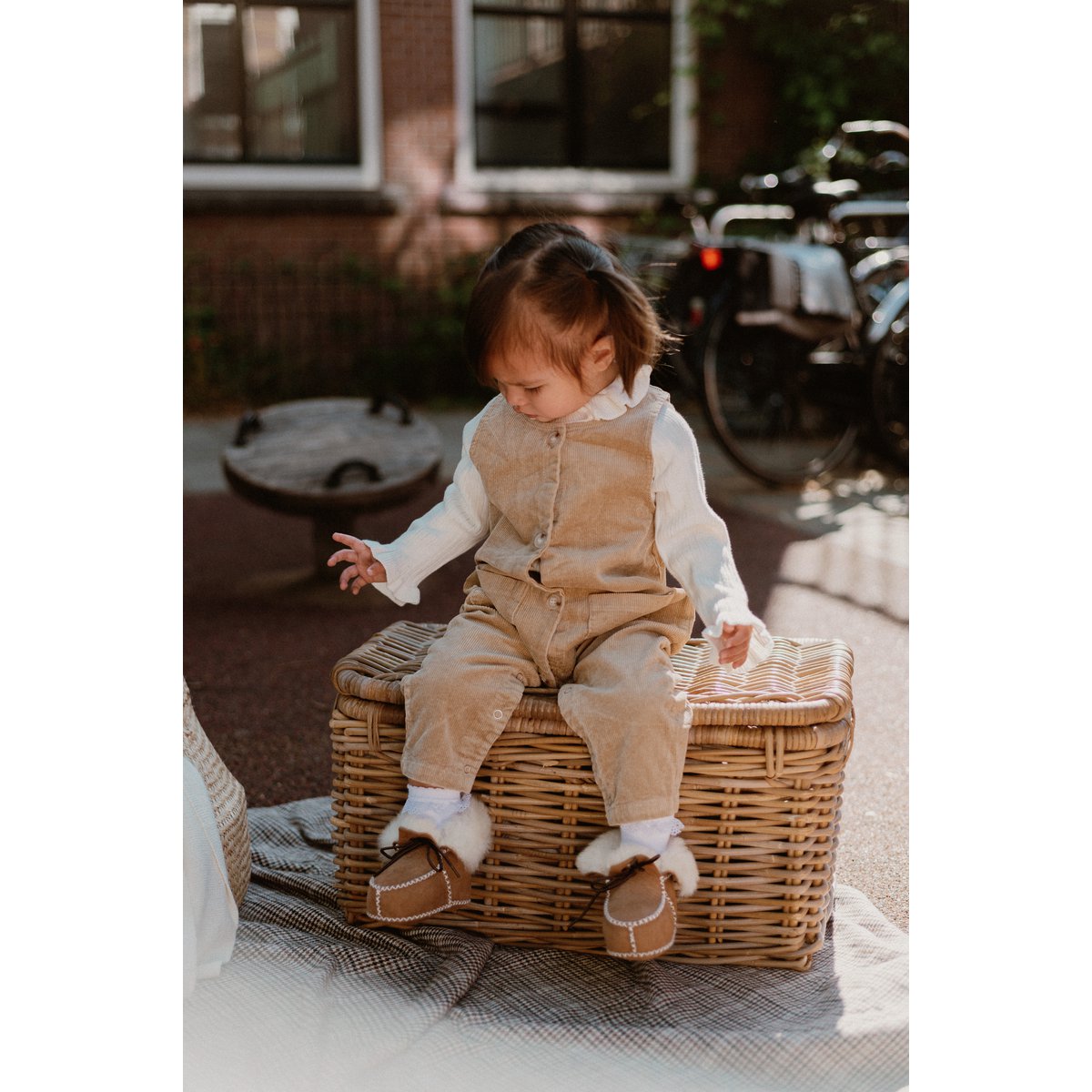 Baby Stiefeletten aus Schaffell & Wolle – Hailey | La Olivia Kids
