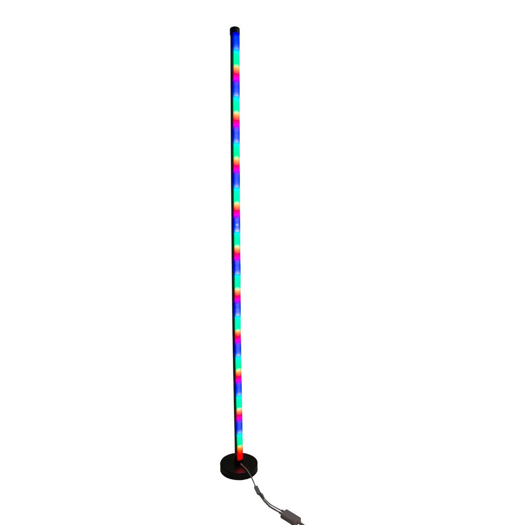 LED-Digital-Dekostehleuchte "MOTION LIGHT" 150 cm hoch, aus Metall und Kunststoff, bunt, LED Platine, Beleuchtung für Wohnzimmer, Esszimmer oder Büro