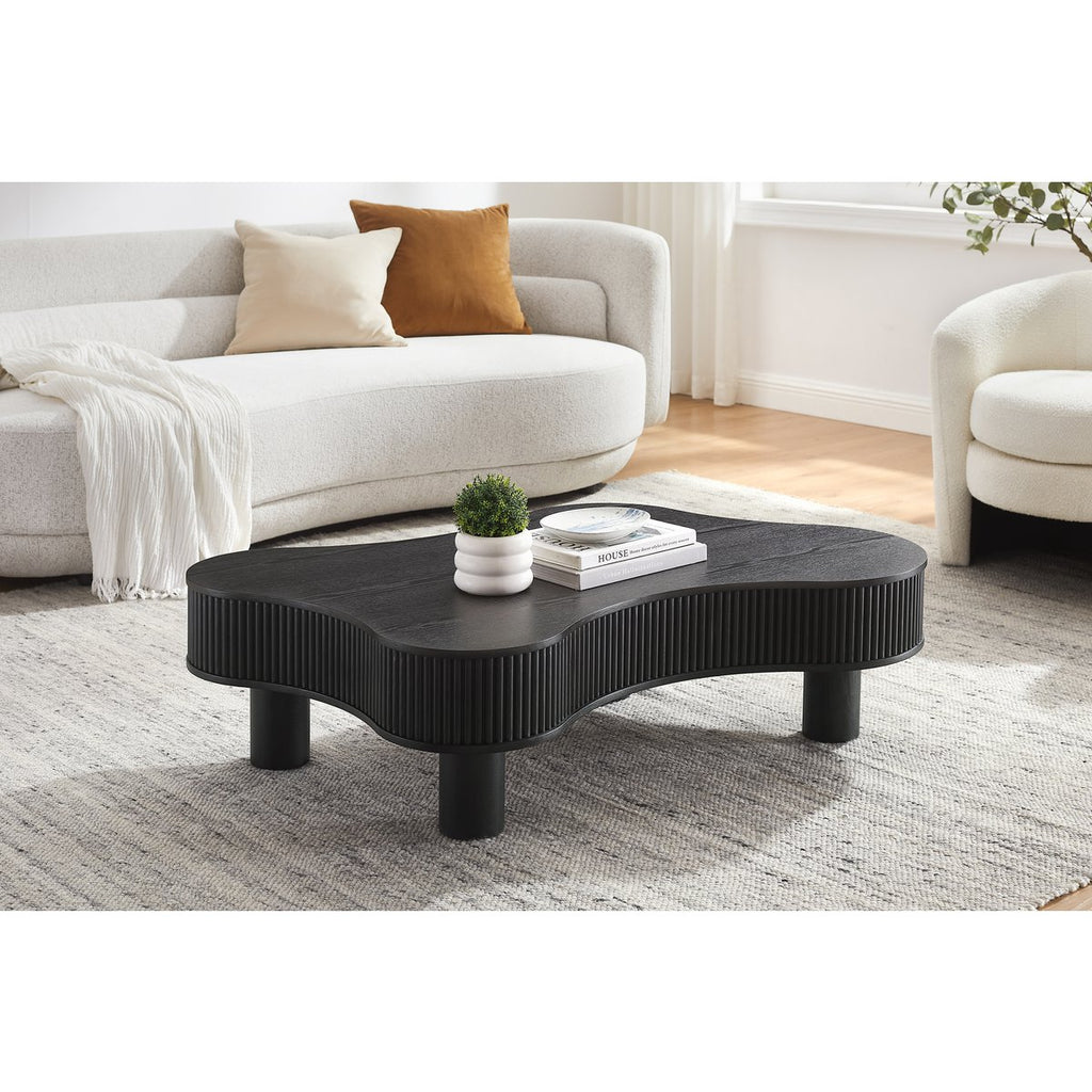 Couchtisch 116x77 cm Schwarz