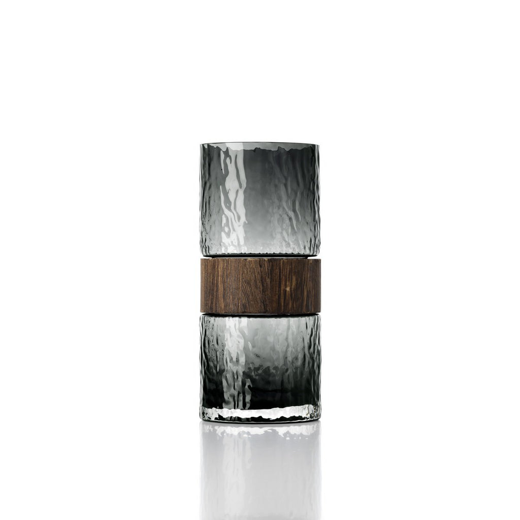 The Wood You Be Mine Vase – Dunkelgrau – M