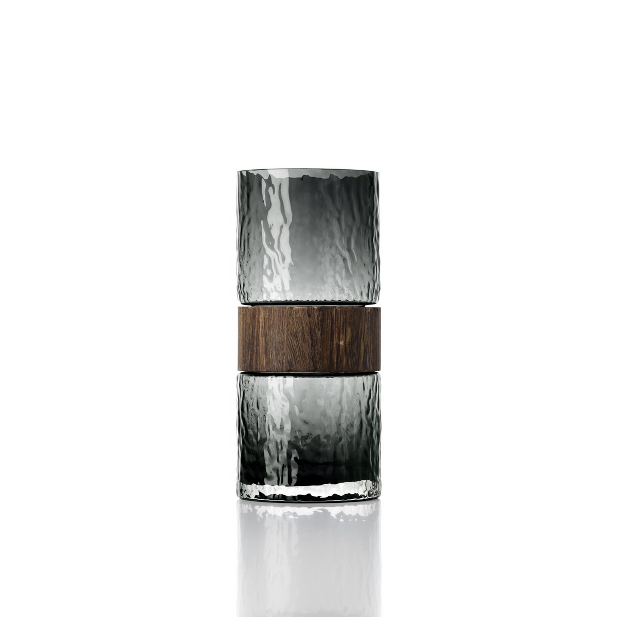 The Wood You Be Mine Vase – Dunkelgrau – M