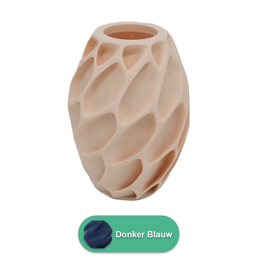 Oruna 3D-Vase – 3D-gedruckte Vase – nachhaltiges PLA – geeignet für künstliche Blumen