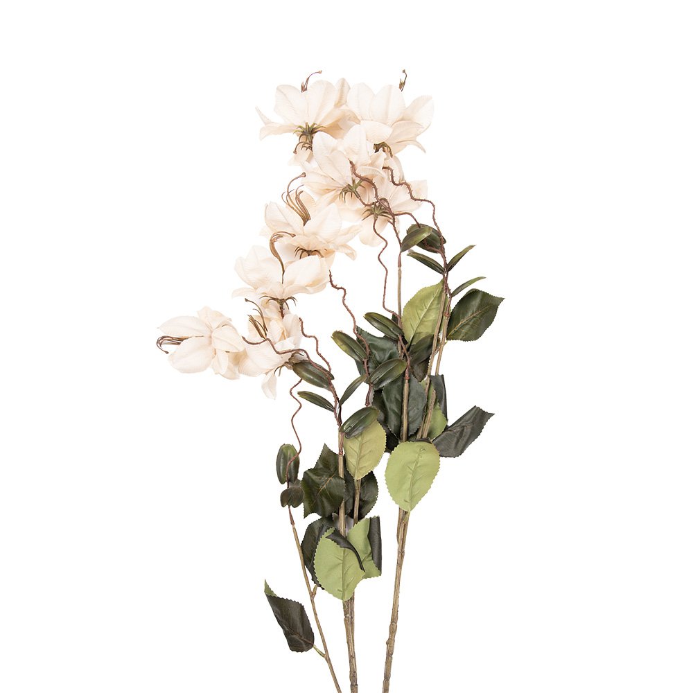 Künstliche weiße Blume 120cm Dekozweig