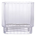 Vase - klares Glas, 20x9x19,5 cm