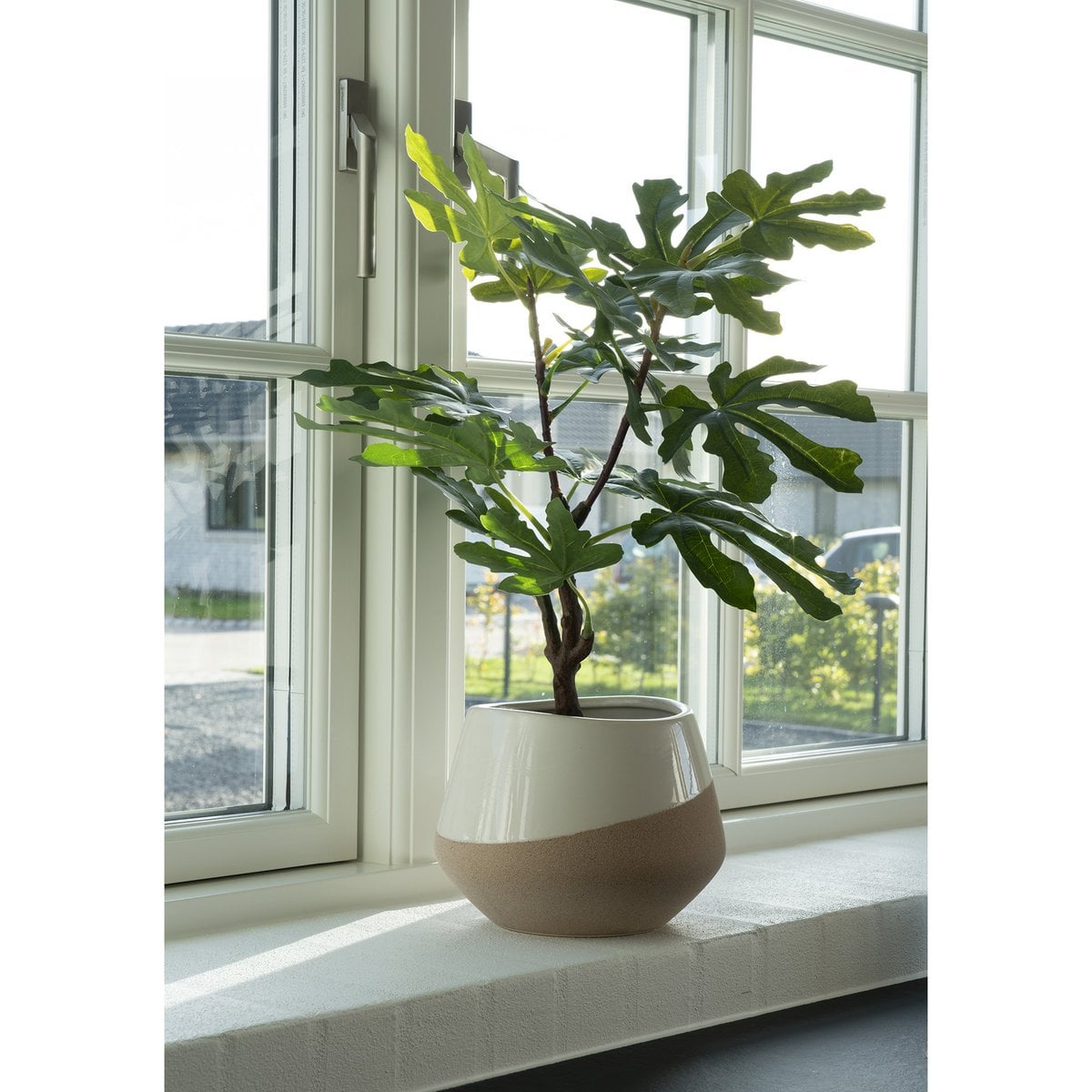 Feigenbaum - Grün, PE-Kunststoff, H:60 cm