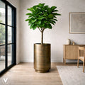 Blumentopf Potosi Messing gebürstet Bronze 80cm – Vase The World