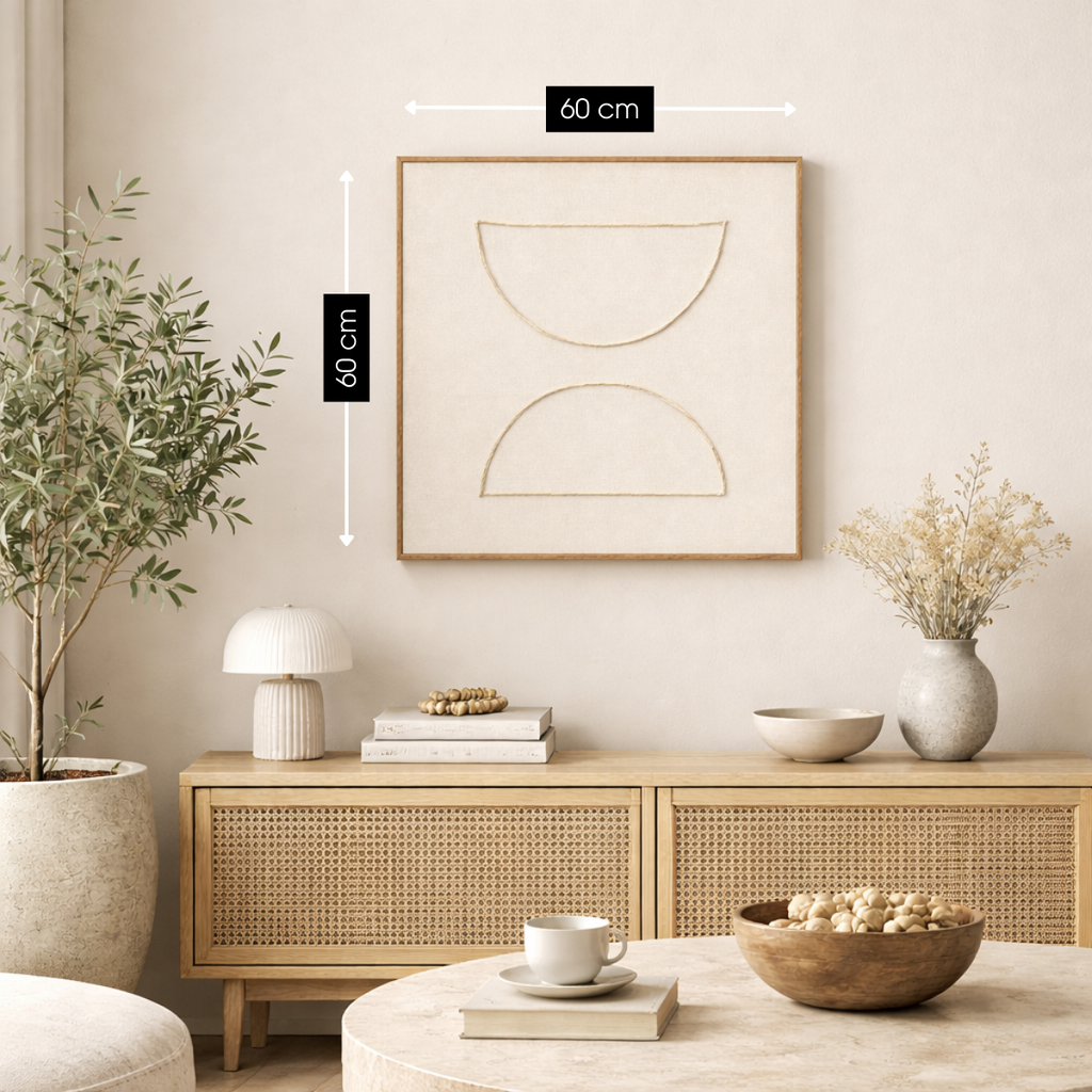 Wanddekoration Beige